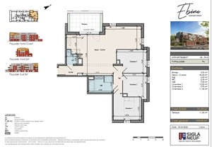 t4 à la vente -   59280  ARMENTIERES, surface 93 m2 vente t4 - UBI461416577